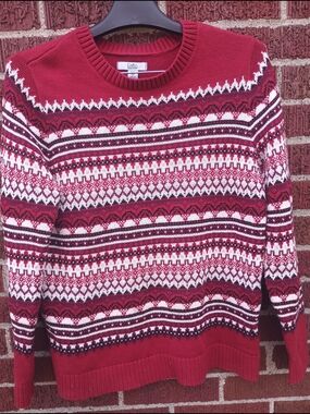 Croft &Barrow Women's Fair Isle Sweater